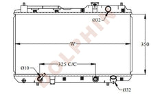 Load image into Gallery viewer, HONDA RADIATOR - 2.0i 16V (1995-2001) 350 x 664 x 30 mm Radiator
