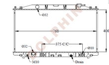 Load image into Gallery viewer, HONDA Radiator ACCORD VIII 2.0i 16V/ (2008) 400 x 768 x 26 mm Radiator
