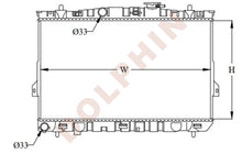 تحميل الصورة إلى عارض المعرض، HYUNDAI RADIATOR - 2.0i 16V 2.7 i V6 24V (2002-) 377 x 648 x 16 mm Radiator
