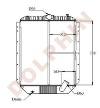 Load image into Gallery viewer, INTERNATIOANAL Radiator - 3800 4700 4700LP 4900 8100 (1998-2001) 792 x 322 x 45 mm Radiator
