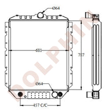 Load image into Gallery viewer, INTERNATIONAL Radiator - 2300 3000 3600 3800 4600 4900 SERIES (1993-1999) 787 x 681 x 45 mm Radiator
