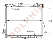 Load image into Gallery viewer, ISUZU RADIATOR - 2.5L (2012-) 420 x 648 x 26 mm Radiator

