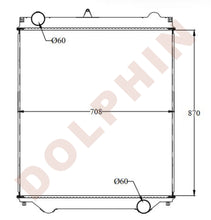 Load image into Gallery viewer, ISUZU RADIATOR - (2004-) 870 x 708 x 48 mm Radiator
