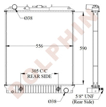 تحميل الصورة إلى عارض المعرض، ISUZU RADIATOR - NRR Series 5.7L 6.0L Gas (1994-2013) 590 x 556 x 40 mm Radiator
