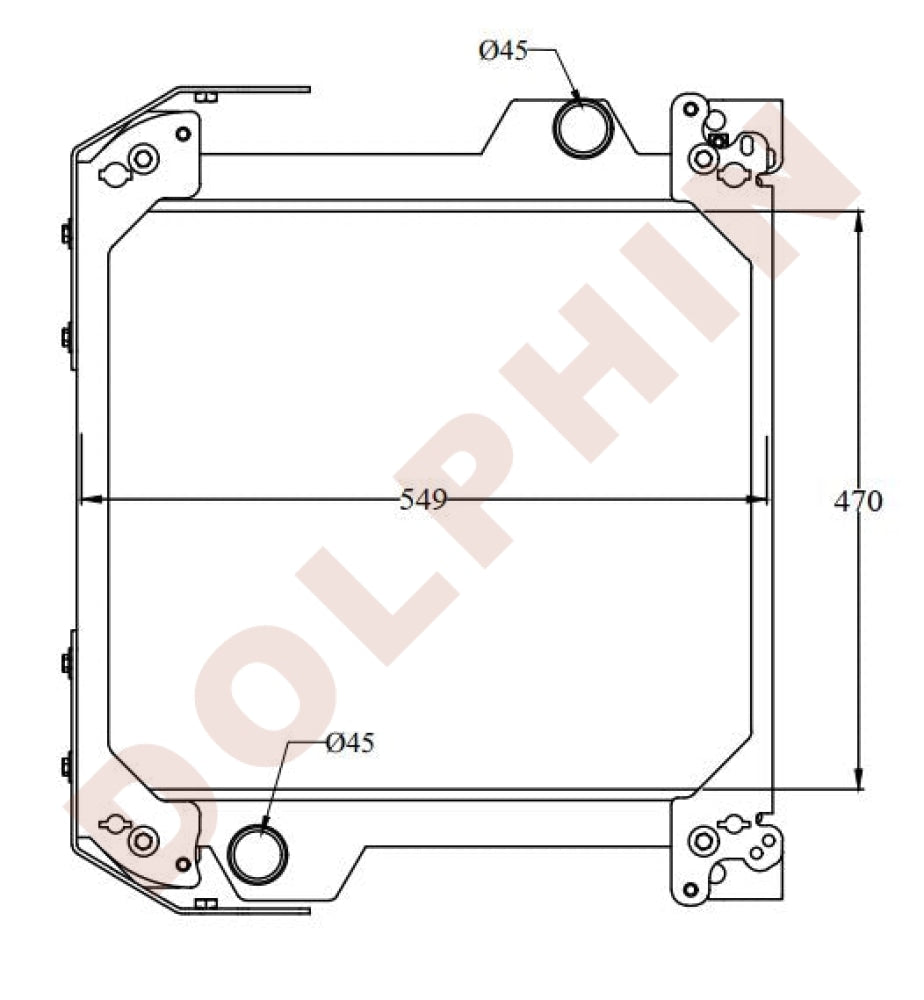 JCB Radiator, | Dolphin Catalogue