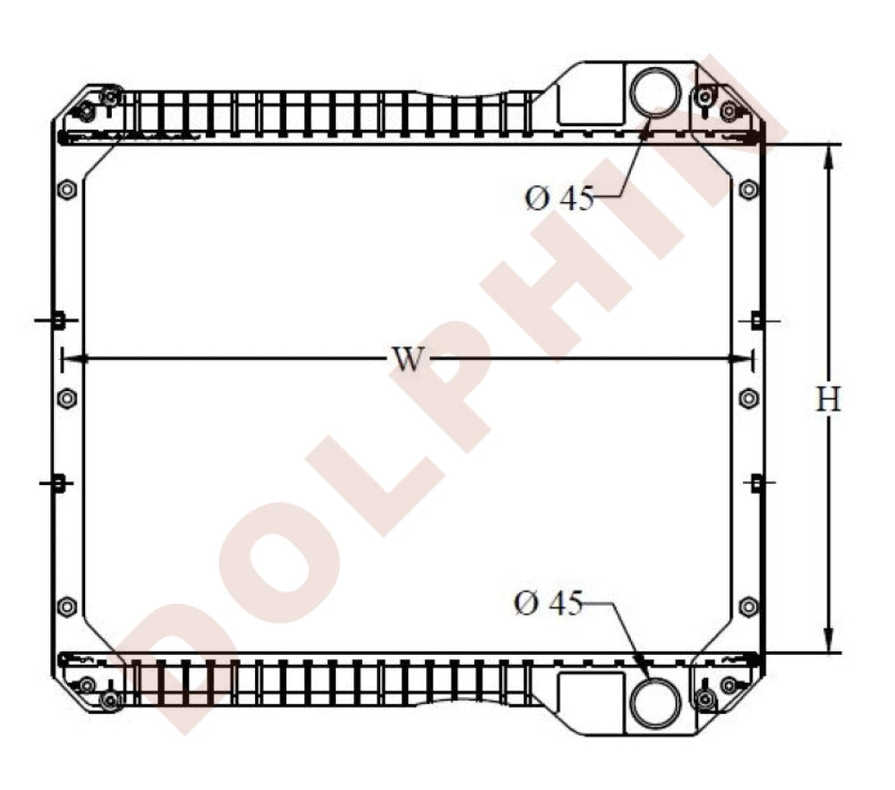 JCB Radiator, | Dolphin Catalogue