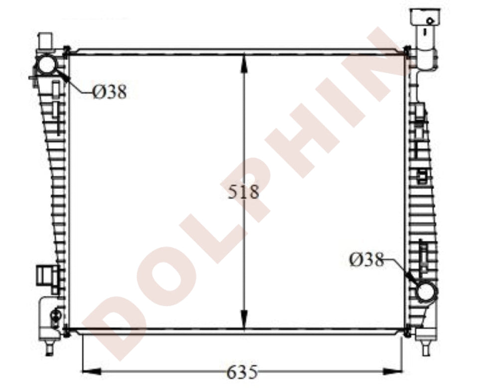 Jeep Radiator 2010-