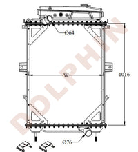 Load image into Gallery viewer, KENWORTH Radiator - T300/T400/T600A/T800 T2000 W900 (1982-2010) 1016 x 730 x 67 mm Radiator
