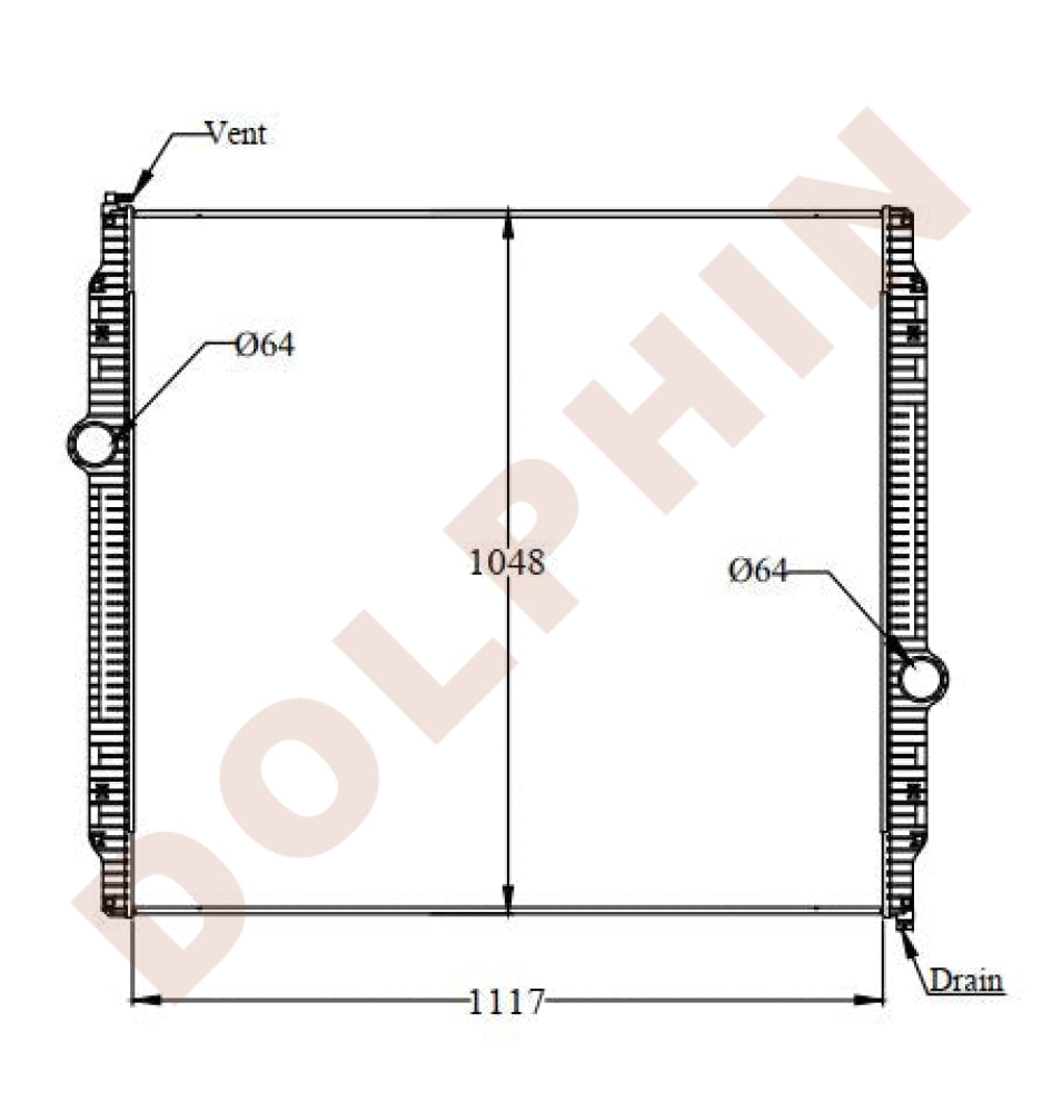 Kenworth Radiator Year 2008-2013