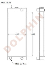 Cargar imagen en el visor de la galería, KOMATSU Radiator 2006-2011 - 1030 x 445 x 101 mm - Radiator
