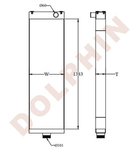 KOMATSU Radiator,