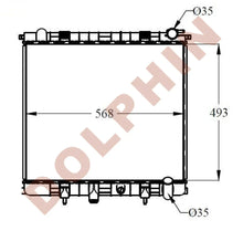 Load image into Gallery viewer, LAND ROVER RADIATOR - 4.0 i V8 4.6 i V8 (1998-) 493 x 568 x 80 mm Radiator
