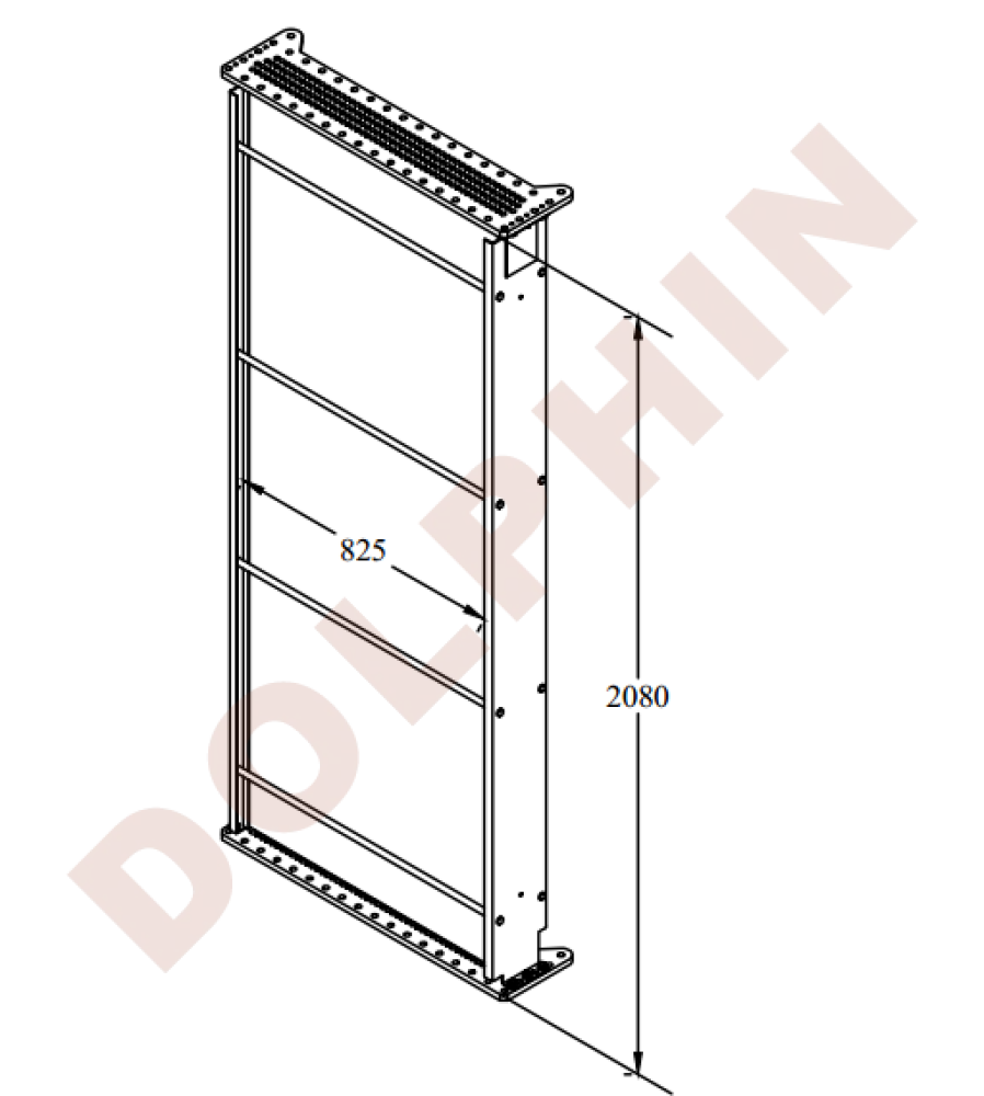 Loco Core 4 Row Mechanical Bond Radiator Core