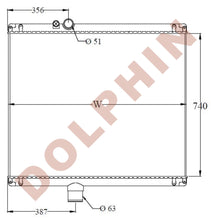 تحميل الصورة إلى عارض المعرض، MACK Radiator - CH Series CX Vision (1990-2005) 740 x 998 x 48 mm Radiator
