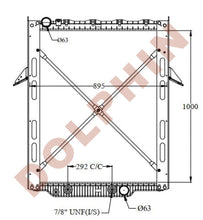 Load image into Gallery viewer, MACK Radiator - CHU,CHN SERIES &amp; GU GRANITE VOLVO VHD SERIES 1000 x 895 x 54 mm Radiator
