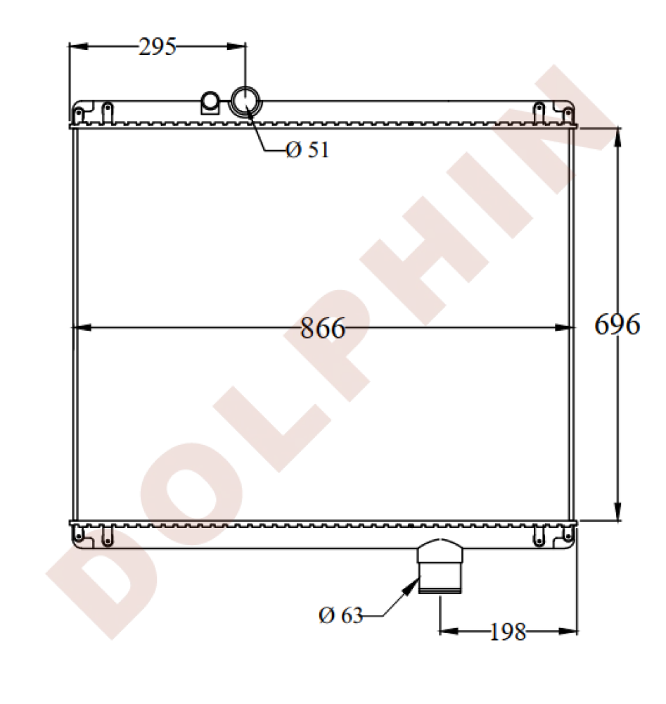 MACK Radiator - CV, CV613, CV713, RD, RD600, RD688S, RL, RS / CV, GRAN ...