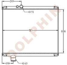 Load image into Gallery viewer, Mack Radiator Year 1994-2008 Aluminum Plastic / 696 X 866 54 Mm
