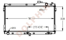 Load image into Gallery viewer, Mazda Radiator 1990- Copper Brass / 320 X 645 19 Mm
