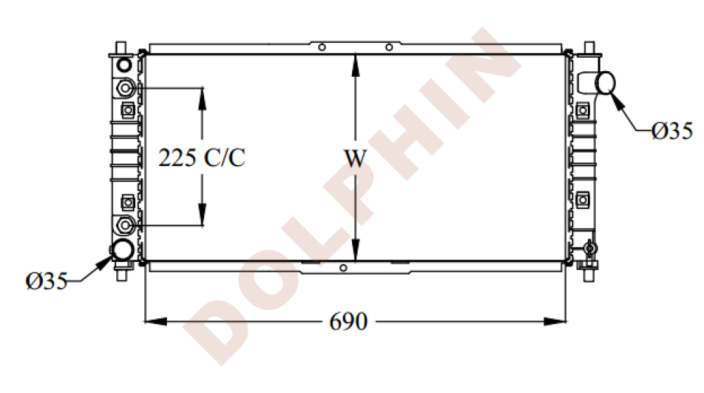 Mazda Radiator 1991-1997