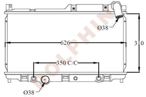 Mazda Radiator 1992-