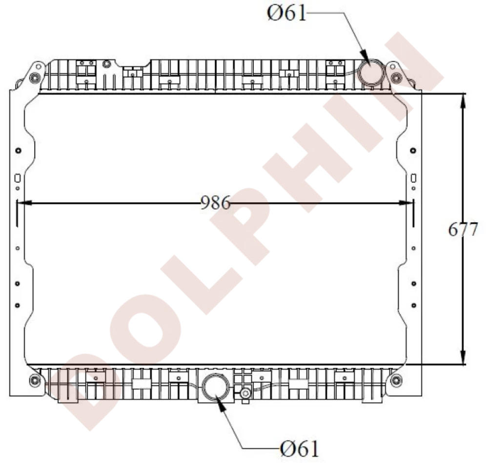 MERCEDES Radiator - ACTROS MP4 EURO 6 (2011-) | Dolphin Catalogue