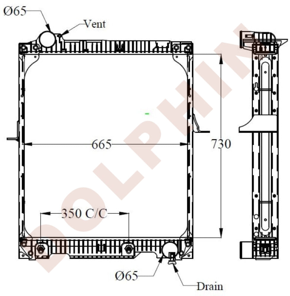 MERCEDES Radiator,