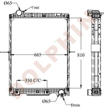 Load image into Gallery viewer, Mercedes Radiator Year-1987 Aluminum Plastic / 810 X 665 54 Mm
