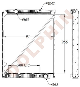 MERCEDES Radiator, Year-1996-