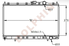 Load image into Gallery viewer, MITSUBISHI RADIATOR - 1.8 i 16V 2.0 i 16V 2.0 4x4 (1991-1994) 375 x 658 x 16 mm Radiator
