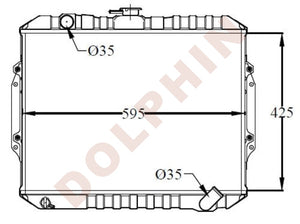 Mitsubishi Radiator 1984-1991