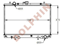 تحميل الصورة إلى عارض المعرض، MITSUBISHI RADIATOR - 2.5D (1996-) 375 x 598 x 24 mm Radiator
