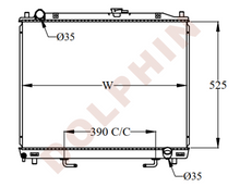Load image into Gallery viewer, MITSUBISHI RADIATOR - 3.2 DID (2000-) 525 x 698 x 30 mm Radiator
