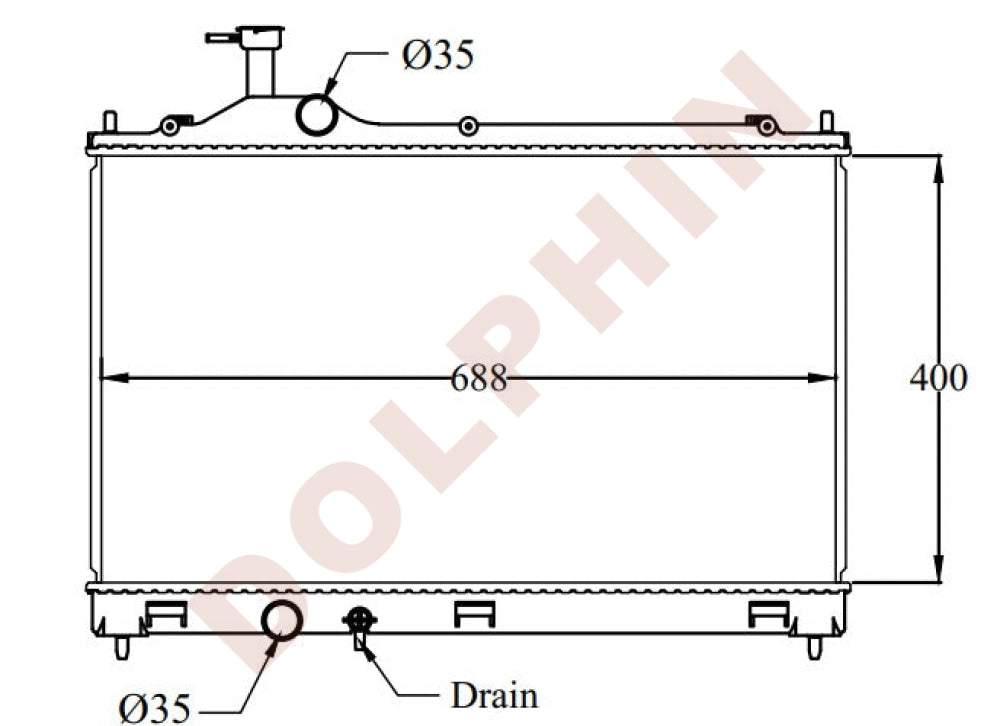 Mitsubishi Radiator