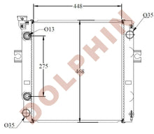 Load image into Gallery viewer, MITSUBISHI Radiator - Forklift - 448 x 468 x 50 mm - Radiator
