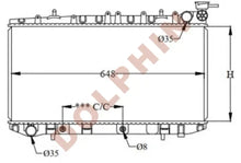 تحميل الصورة إلى عارض المعرض، NISSAN RADIATOR - 1.7 D 1.8 D (1990-) 320 x 648 x 24 mm Radiator
