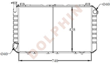 Load image into Gallery viewer, Nissan Radiator 1988-1991 Copper Brass / 740 X 458 30 Mm
