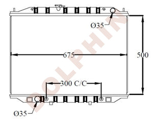 Nissan Radiator 1996-