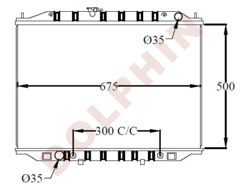 Nissan Radiator 1996-