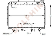تحميل الصورة إلى عارض المعرض، NISSAN RADIATOR - 2.3 D 2.0 D (1995-2005) 425 x 688 x 26 mm Radiator
