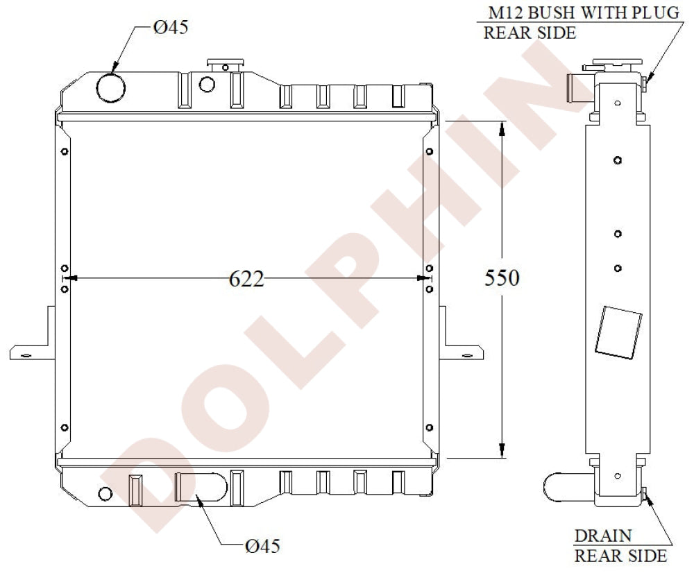NISSAN Radiator, Radiator