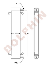 تحميل الصورة إلى عارض المعرض، Oil Cooler - 420 x 89 x 40 mm - Oil Cooler
