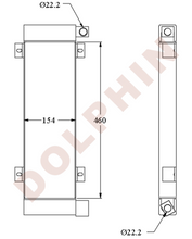 Load image into Gallery viewer, Oil Cooler - 460 x 154 x 50 mm - Oil Cooler
