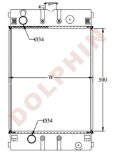 Load image into Gallery viewer, PERKINS Radiator - TPN440 403D-11G 403A-15 403D-15 403F-15 403F-15T 404A-22 404D-22 - 500 x 359 x 30 mm Radiator
