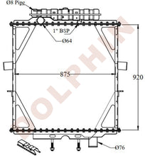 Load image into Gallery viewer, PETERBILT Radiator - 357 375 377 379 385 (1995-2007) 920 x 875 x 67 mm Radiator

