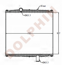 Load image into Gallery viewer, PETERBILT Radiator 4600 490 5000 8100 579 KENWORTH T680 (2018) Radiator

