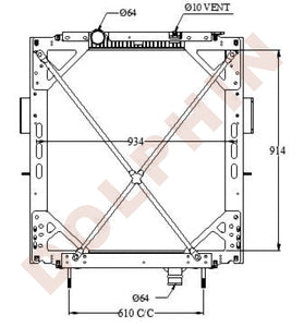 Peterbilt Radiator Year 2008-2013