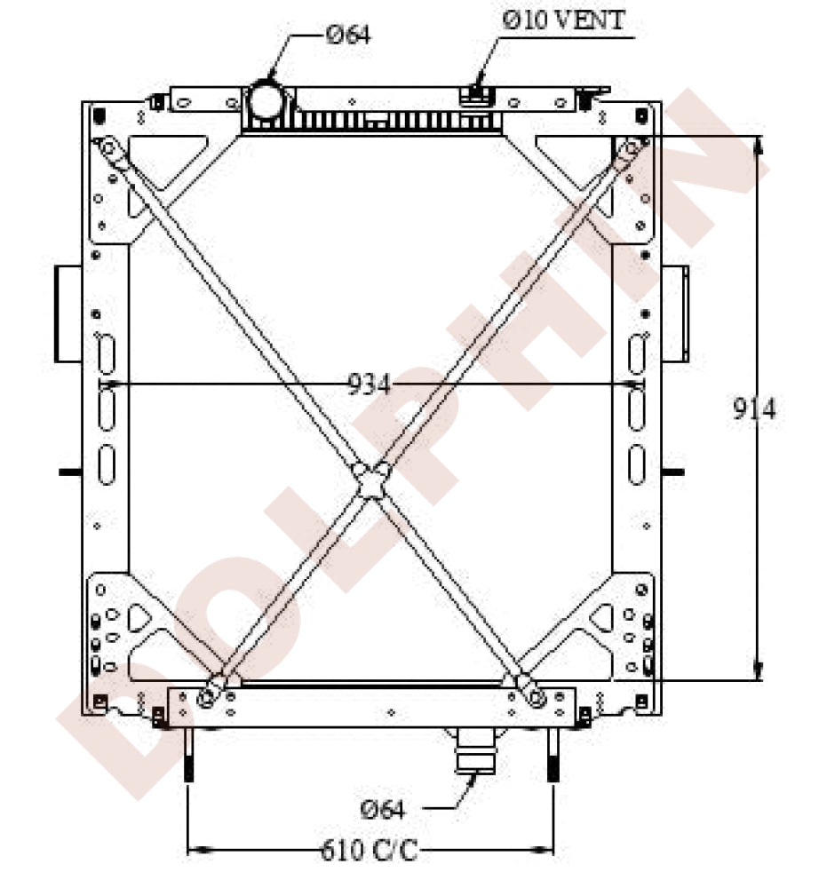 Peterbilt Radiator Year 2008-2013