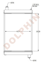 Cargar imagen en el visor de la galería, Radiator - 1020 x 400 x 114 mm Radiator
