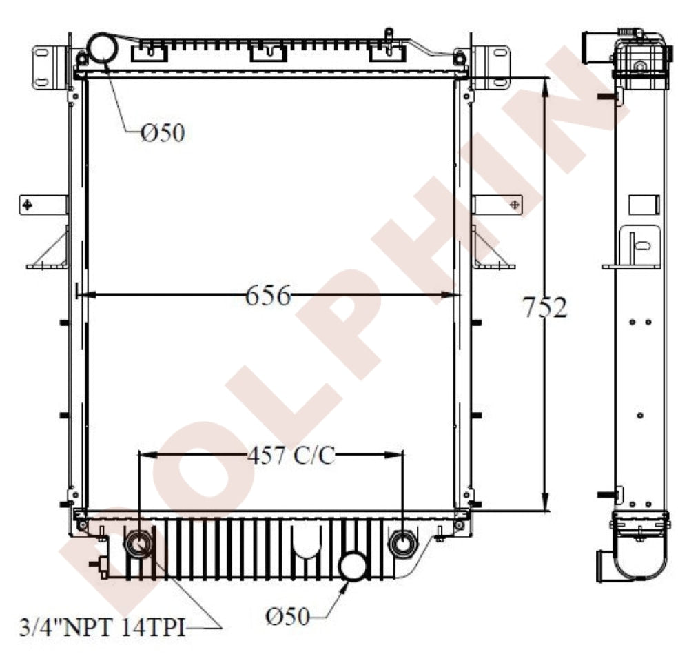 FREIGHTLINER Radiator, Year 2007-2011