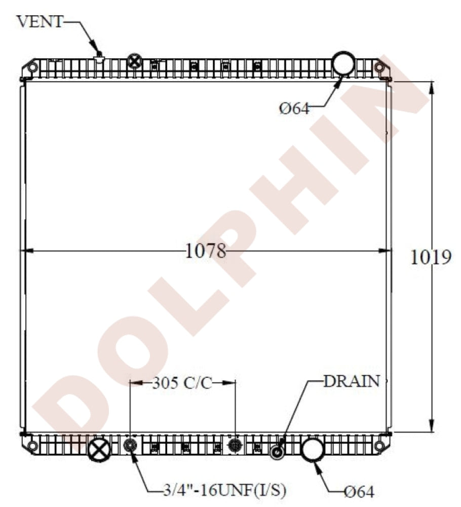 Radiator For Freightliner Year 2008-2015